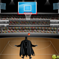 Бэтмен против Супермена на турнире в баскетбол